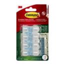 Command™ Outdoor  Lichter-Clips, 17017CLR-AWPU, 8 Clips + 10 Streifen
