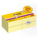 Post-it® Super Sticky Notes Würfel, Gelb, 76 mm x 76 mm, 270 Blatt/Block, 4 Blöcke/Packung, 100% PEFC SGSCH-PEFC-COC-110078