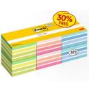 Post-it® Notes Würfel, Verschiedene Farben, 76 mm x 76 mm, 450 Blatt/Block, 6 Blöcke/Packung, 100% PEFC SGSCH-PEFC-COC-110078