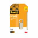 Scotch® 508 Transparentes Klebeband 25 mm x 66 m, 6 Rollen/Packung, Kartonverpackung