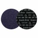 Scotch-Brite™ Präzisions-Vliesscheibe für höchste Anforderungen, HD-DH, X-Extra Coarse 60+, 4-1/51 mm x NH, 50 ea/Case