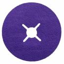 3M™ Cubitron™ 3 Fiberscheibe 1187C, 60+, 150 mm x 22 mm, Slotted, 25/Bag, 100 ea/Case