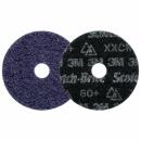 Scotch-Brite™ Präzisions-Vliesscheibe für höchste Anforderungen, HD-DH, X-Extra Coarse 60+, 4-1/51 mm x 22.23 mm, 50 ea/Case