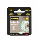 Scotch® Doppelseitiges Innenmontageband 4496G-1913-V, 19 mm x 1,3 m, 1 Rolle/Packung