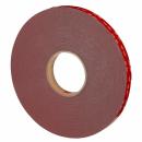 3M™ VHB™ Klebeband Max-060GF, Grey, 19mm x 33m, 0.6mm, Schutzfolie
