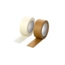Papierklebeband einfarbig bedruckt weiß/braun