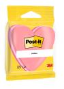 Post-it® Notes In Stanzform, Herz, Pink, 70 mm x 70 mm, 225 Blatt/Block, 1 Block/Packung, 100% PEFC, SGSCH-PEFC-COC-110078