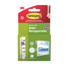 Command™ Bilder-Montage-Strips 17204WHI-4-DE, Weiß, Medium, 4 Paare (8 Strips)