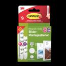 Command™ Bilder-Montage-Strips 17209WHI-12-DE-VP, Weiß, Mittel und Groß, 4 Paare M + 8 Paare L (24 Strips), Vorteilspack