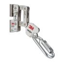 3M™ Protecta® Vertical Cable Ladder System Traveler with Zinc Plated Carabiner 6180200, Fits 8 mm Cable, 10 ea/Case