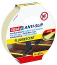 tesa® Anti-Rutschband Fluoreszent, 5m x 25mm, fluoresz.-gelb