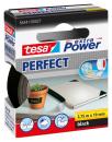 tesa extra Power® Perfect Gewebeband, 2,75m x 19mm, schwarz