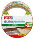 tesa® Doppelseitiges Klebeband PRO NATURE, 5m x 50mm, weiß