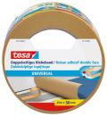 tesa® Doppelseitiges Klebeband universal, 25m x 50mm, beige