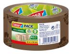 tesapack® Eco & Strong, 66m x 50mm, braun bedruckt