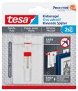 tesa® Verstellbarer Klebenagel für Tapeten und Putz (2 kg), Packung mit 2 Stück