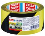 tesa® Signal UNIVERSAL Markierungsklebeband, 66m x 50mm, schwarz-gelb