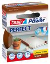 tesa extra Power® Perfect Gewebeband, 2,75m x 19mm, braun