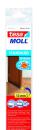 tesamoll® STANDARD Türdichtschiene für glatte Böden, 1m x 37mm, braun