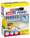 tesa extra Power® Perfect Gewebeband, 2,75m x 19mm, gelb
