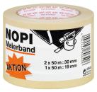 NOPI® Malerkrepp, 50m x 30mm, transparent