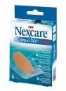 Nexcare™ Aqua 360° Maxi Pflaster N1205DM, transparent, 5 Pflaster 59 mm x 88 mm