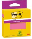 Post-it® Super Sticky Notes, Grün, 76 mm x 76 mm, 90 Blatt/Block, 1 Block/Packung, 100% PEFC SGSCH-PEFC-COC-110078