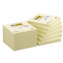 Post-it® Notes 654-CYSW, 1 Block á 100 Blatt, gelb, 76x76 mm,einzelncellophaniert,12 Blöcke/Pack,100% PEFC, SGSCH-PEFC-COC-110078