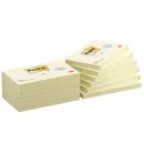Post-it® Notes 655-CYSW, 1 Block á 100 Blatt,gelb, 76x127 mm,einzelncellophaniert,12 Blöcke/Pack,100% PEFC, SGSCH-PEFC-COC-110078