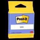 Post-it® Notes, Blau, 63.5 mm x 76 mm, 100 Blatt/Block, 1 Block/Packung, 100% PEFC, SGSCH-PEFC-COC-110078