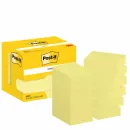 Post-it® Notes, Gelb, 38 mm x 51 mm, 100 Blatt/Block, 12 Blöcke/Packung, Kartonverpackung, 100% PEFC, SGSCH-PEFC-COC-110078