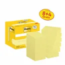 Post-it® Notes, Gelb, 38 mm x 51 mm, Promotion, 100 Blatt/Block, 8 Blöcke + 4 Gratis/Packung, Kartonverpackung, 100% PEFC, SGSCH-PEFC-COC-110078