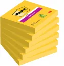 Post-it® Notes, Gelb, 76 mm x 76 mm, 90 Blatt/Block, 6 Blöcke/Packung, 100% PEFC, SGSCH-PEFC-COC-110078