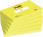 Post-it® Notes, Grün, 127 mm x 76 mm, 100 Blatt/Block, 6 Blöcke/Packung, 100% PEFC, SGSCH-PEFC-COC-110078