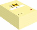 Post-it® Notes im Großformat, Gelb, 101 mm x 152 mm, 100 Blatt/Block, 6 Blöcke/Packung, 100% PEFC, SGSCH-PEFC-COC-110078