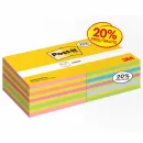 Post-it® Notes Würfel, Verschiedene Farben, 76 mm x 76 mm, 450 Blatt/Block, 2 Blöcke/Packung, 100% PEFC, SGSCH-PEFC-COC-110078