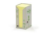 Post-it® Recycling Notes, gelb, 16 Blöcke, 76 x 76 mm
