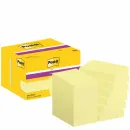 Post-it® Super Sticky Notes, Gelb, 51 mm x 76 mm, 90 Blatt/Block, 12 Blöcke/Packung, Kartonverpackung, 100% PEFC, SGSCH-PEFC-COC-110078
