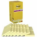 Post-it® Super Sticky Notes, Gelb, 76 mm x 76 mm, Promotion, 90 Blatt/Block, 14 Blöcke + 2 Gratis/Packung, 100% PEFC, SGSCH-PEFC-COC-110078