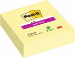 Post-it® Super Sticky Notes im Großformat, Gelb, 101 mm x 101 mm, 70 Blatt/Block, 3 Blöcke/Packung, 100% PEFC, SGSCH-PEFC-COC-110078