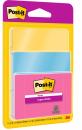 Post-it® Super Sticky Notes, Verschiedene Farben und Größen, 45 Blatt/Block, 3 Blöcke/Packung, 100% PEFC, SGSCH-PEFC-COC-110078