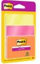 Post-it® Super Sticky Notes, Verschiedene Farben und Größen, 76 mm x 76 mm, 45 Blatt/Block, 3 Blöcke/Packung, 100% PEFC, SGSCH-PEFC-COC-110078