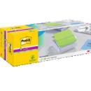 Post-it® Super Sticky Z-Notes Spender Promotion inkl. 12 Blöcke Post-it® Super Sticky Z-Notes, farbig sortiert