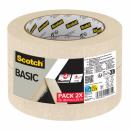 Scotch® Abdeckband Basic, 36 mm x 25 m, 2 Rollen/Packung, 70% PEFC, SGSCH-PEFC-COC-110078