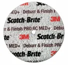 Scotch-Brite™ Deburr and Finish Pro Kompaktscheibe DP-UW, 152 mm x 12,7 mm x 25 mm, 2S FIN