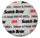 Scotch-Brite™ Deburr and Finish Pro Kompaktscheibe DP-UW, 9C Extra Coarse+, 203 mm x 3.5 mm x 25.4 mm, 8 ea/Case