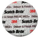 Scotch-Brite™ Deburr and Finish Pro Kompaktscheibe DP-UW, 75 mm x 19 mm x 6,35 mm, 6C MED+