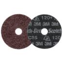 Scotch-Brite™ Präzisions-Vliesscheibe Heavy Duty, HD-DH, Coarse 120+, 114.3 mm x 22.23 mm, 50 ea/Case