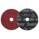 Scotch-Brite™ Präzisions-Vliesscheibe Heavy Duty, HD-DH, Medium 150+, 102 mm x 16 mm, 100 ea/Case