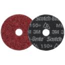 Scotch-Brite™ Präzisions-Vliesscheibe Heavy Duty, HD-DH, Medium 150+, 114.3 mm x 22.23 mm, 50 ea/Case